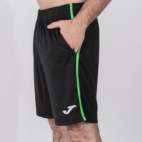 Pantaloni scurti tenis Joma Open III, Negru / Verde Fluo - imagine 8