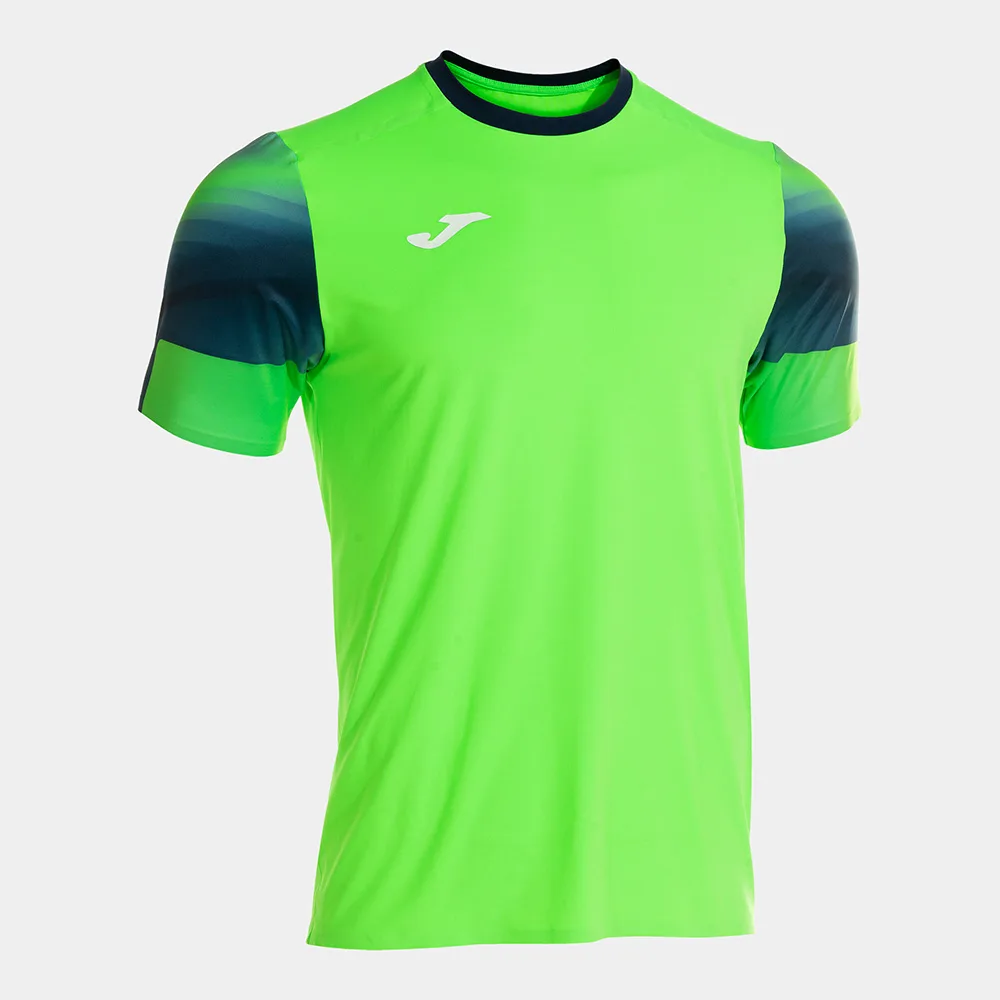 Tricou alergare Joma Elite XI, Verde Fluo / Bleumarin - imagine 1