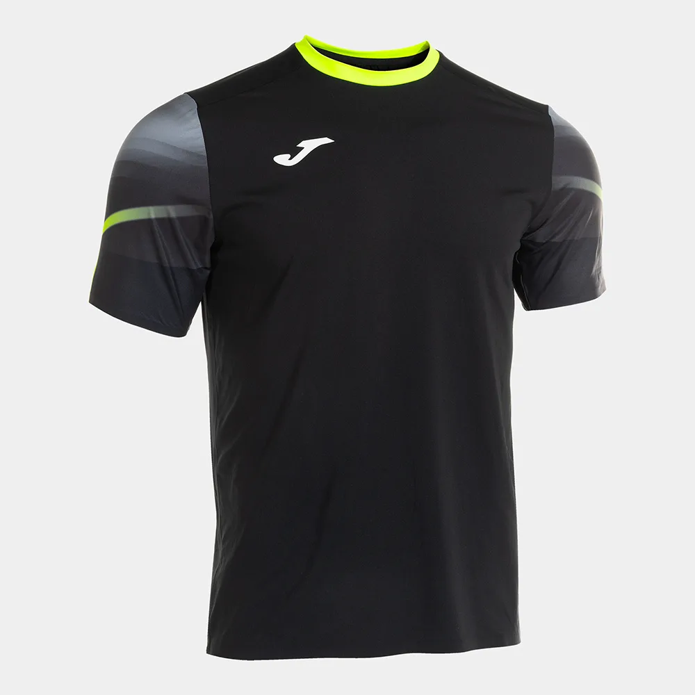 Tricou alergare Joma Elite XI, Negru / Galben Fluo - imagine 1