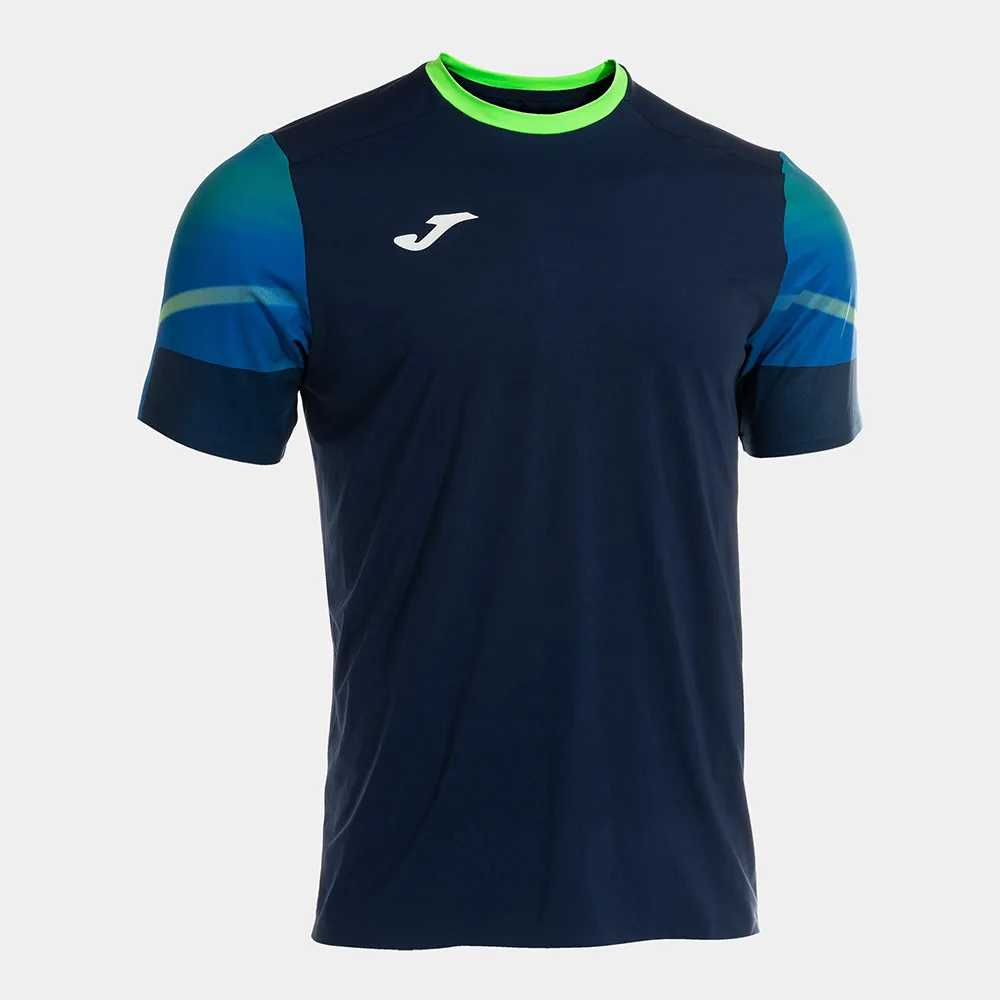 Tricou alergare Joma Elite XI, Bleumarin / Verde Fluo - imagine 1