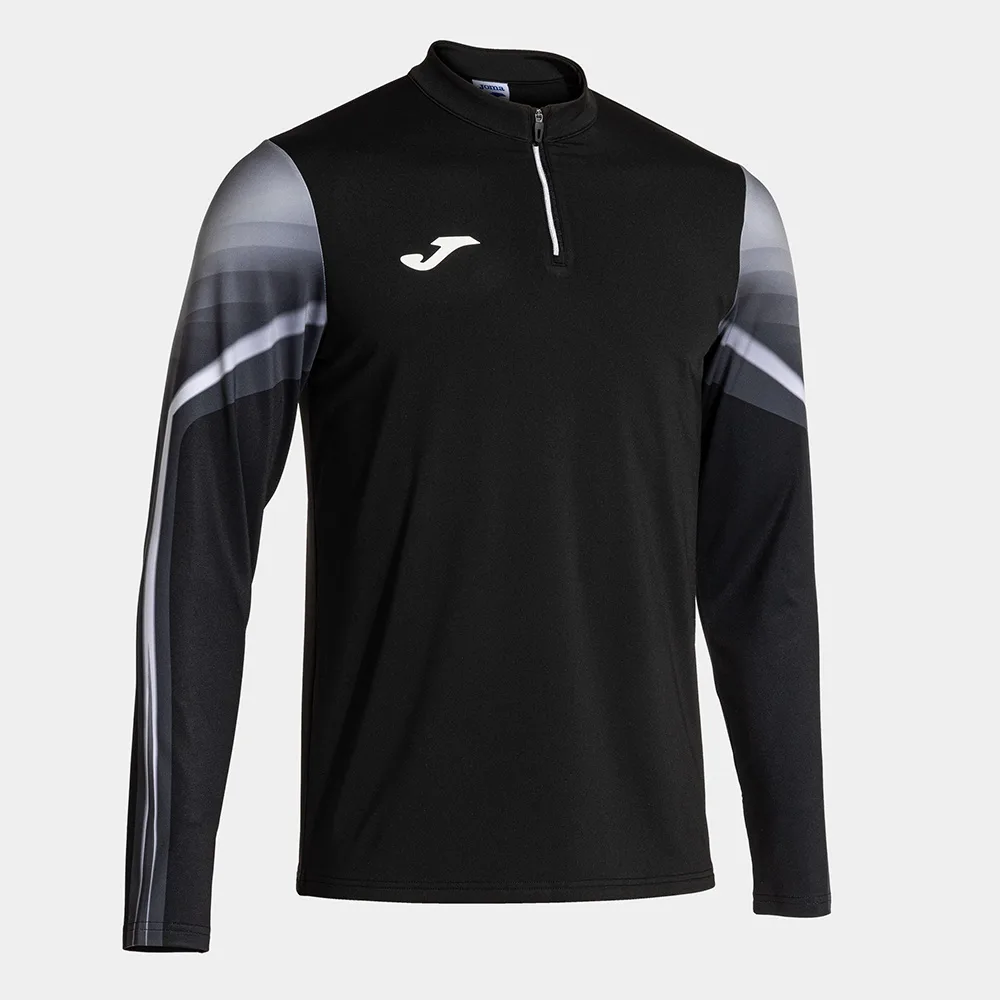 Bluza antrenament Joma Elite XI, Negru / Gri Antracit - imagine 1