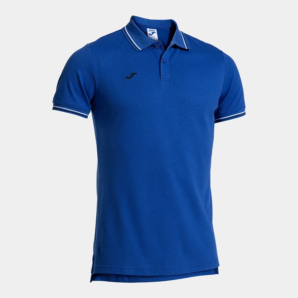 Tricou polo bumbac Joma Confort Classic, Albastru Royal / Bleumarin - imagine 1
