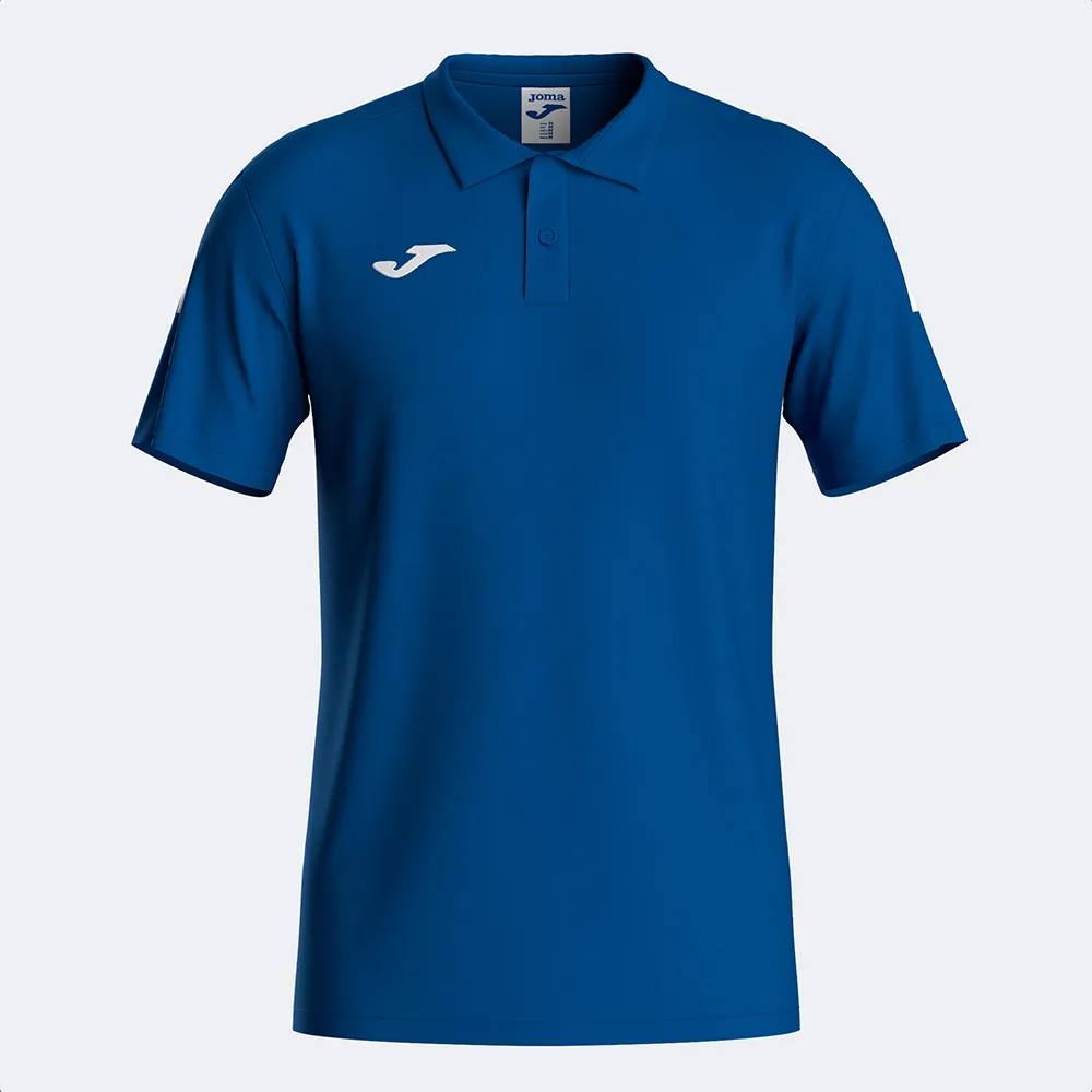Tricou polo bumbac Joma Olimpiada, Albastru Royal - imagine 1