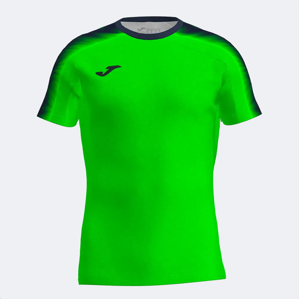 Tricou alergare Joma Elite XII, Verde Fluo / Bleumarin - imagine 1