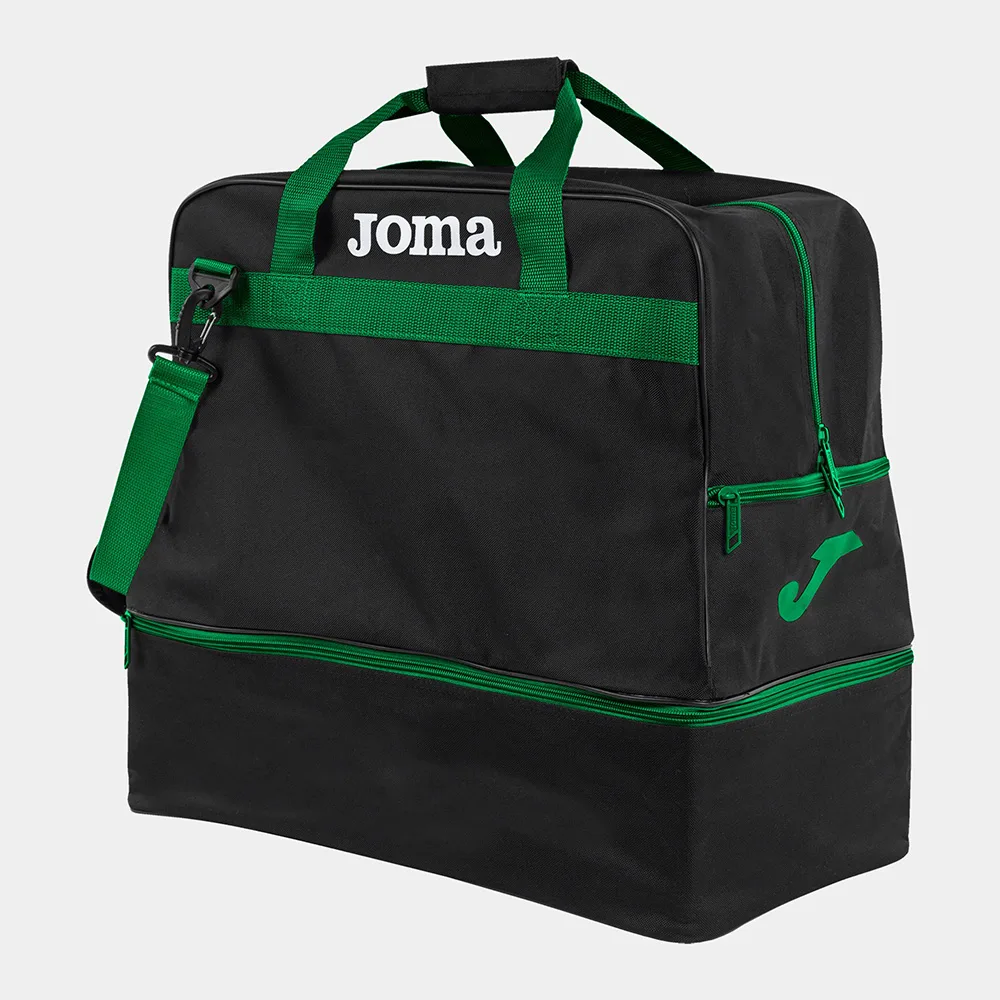 Geanta sport Joma Training III - Large, Negru / Verde - imagine 1