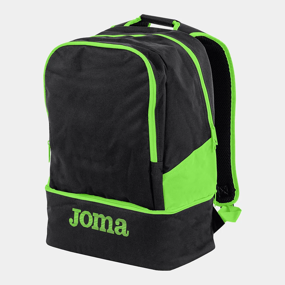 Rucsac sport Joma Estadio III, Negru / Verde Fluo - imagine 1