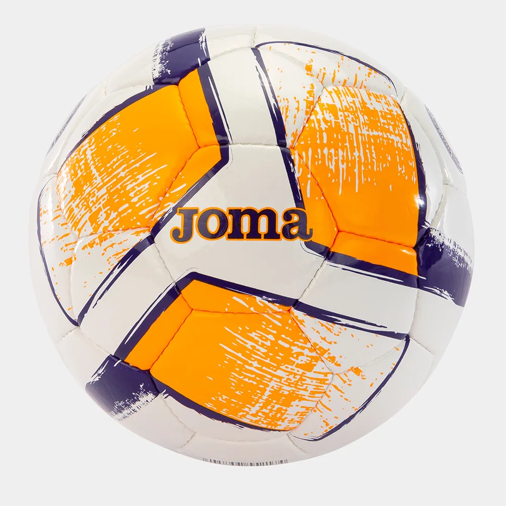 Minge fotbal Joma Dali II, Alb / Portocaliu Fluo (Nr. 3) - imagine 1