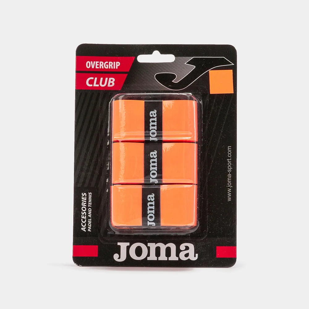 Set 3 buc overgrip Joma Club, Portocaliu Fluo - imagine 1
