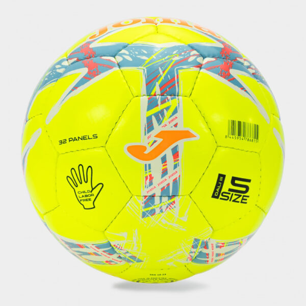 Minge fotbal Joma Dali III, Galben Fluo / Turcoaz Fluo (Nr. 4) - imagine 2
