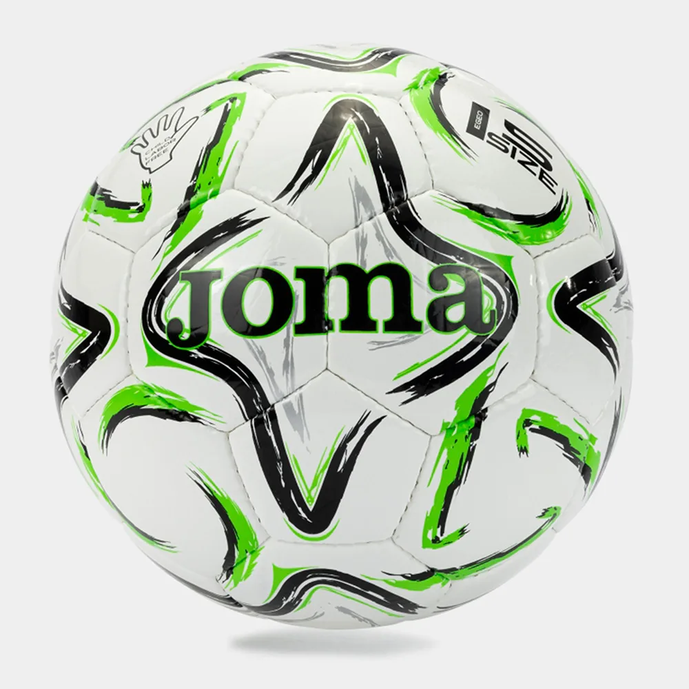 Minge fotbal Joma Egeo II, Negru / Verde Fluo (Nr. 5) - imagine 1