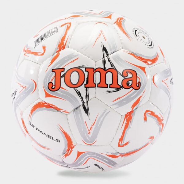 Minge fotbal Joma Egeo II, Gri / Coral Fluo (Nr. 4) - imagine 2