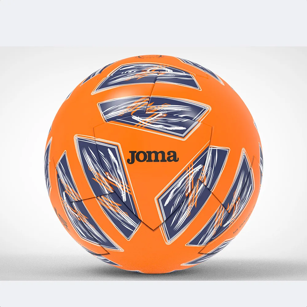 Minge fotbal Joma Evolution IV, Portocaliu Fluo / Albastru Royal (Nr. 5) - imagine 1