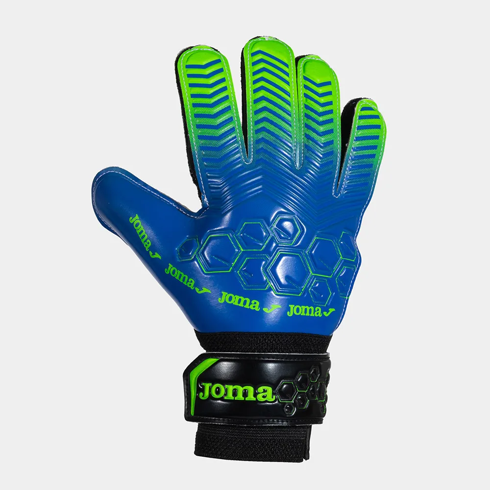 Manusi portar Joma Calcio, Albastru Royal / Verde Fluo - imagine 1
