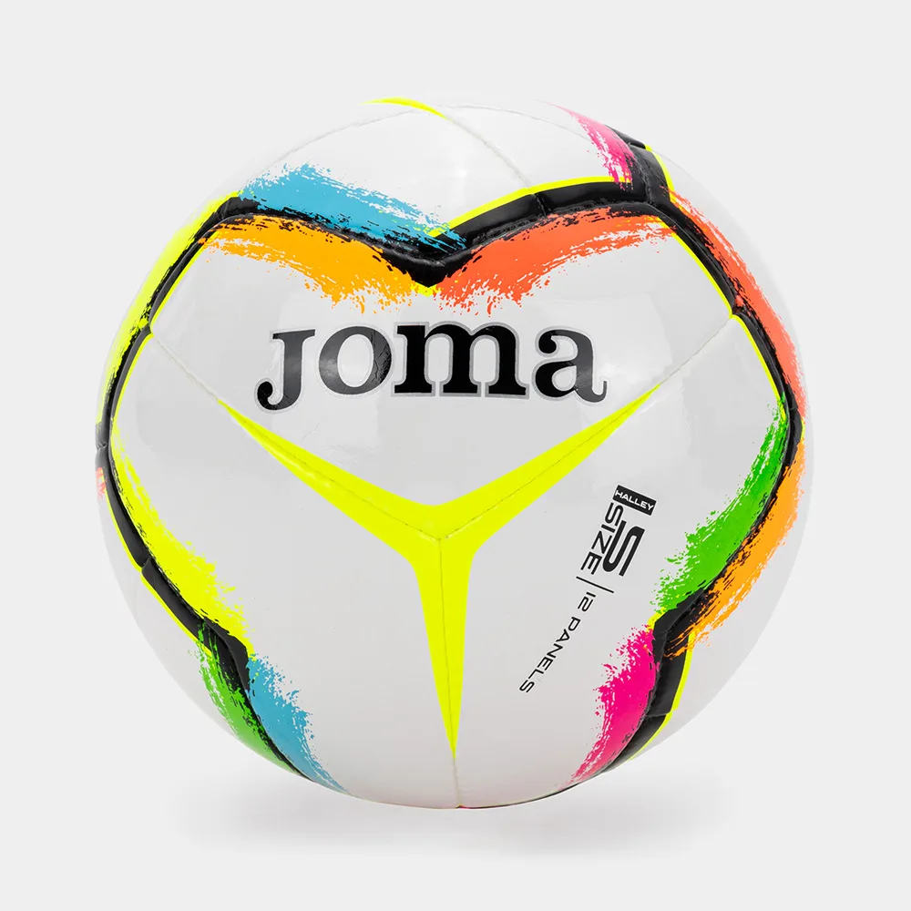 Minge fotbal Joma Halley II, Alb / Verde Fluo (Nr. 5) - imagine 1