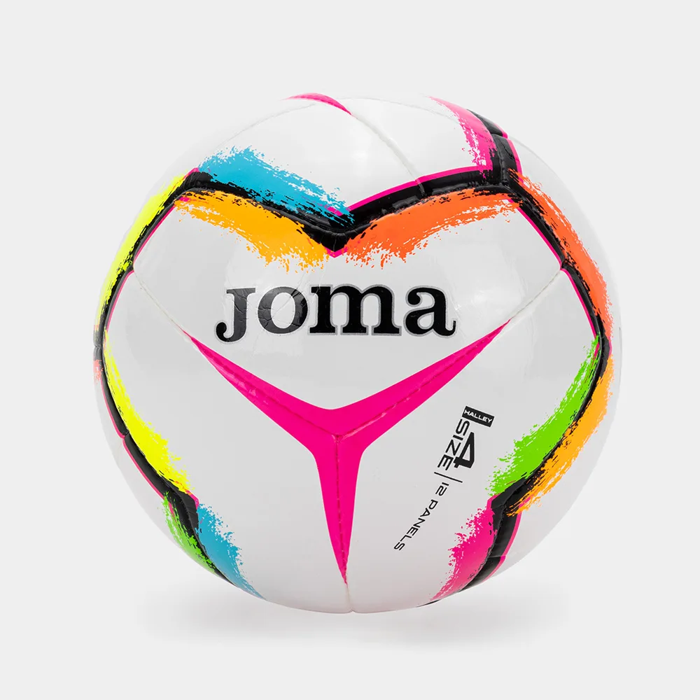 Minge fotbal Joma Halley II, Alb / Roz Fluo (Nr. 4) - imagine 1