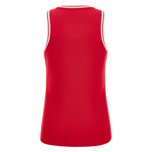 Tricou dama Macron Tellurium Eco, Rosu / Alb - imagine 4