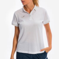 Tricou polo bumbac dama Joma Bali II, Alb - imagine 3