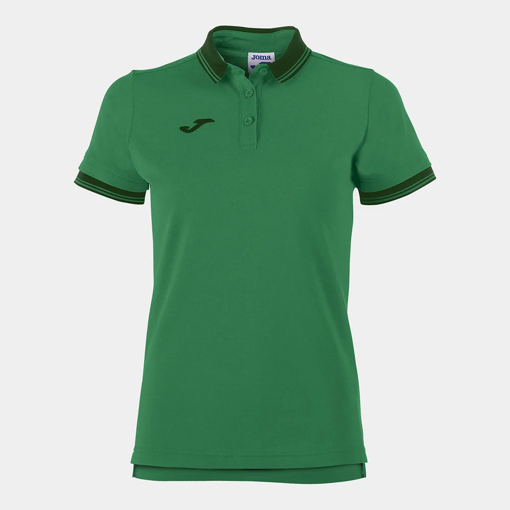 Tricou polo bumbac dama Joma Bali II, Verde - imagine 1