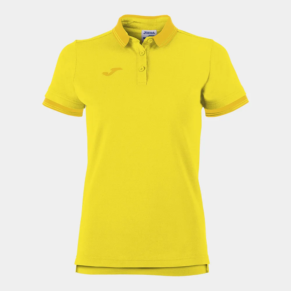 Tricou polo bumbac dama Joma Bali II, Galben - imagine 1