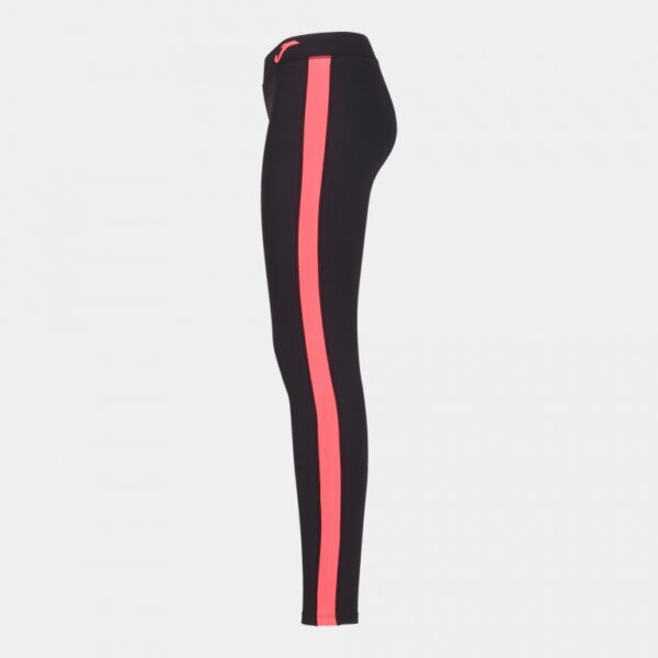 Colanti sport dama Joma Ascona, Negru / Coral Fluo - imagine 2