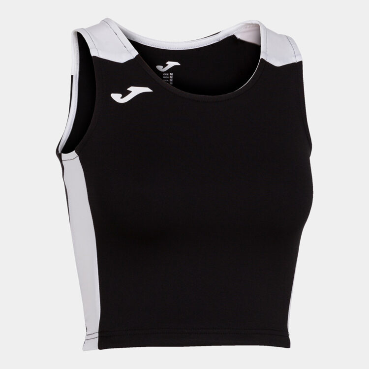 Top alergare Joma Record II, Negru / Alb