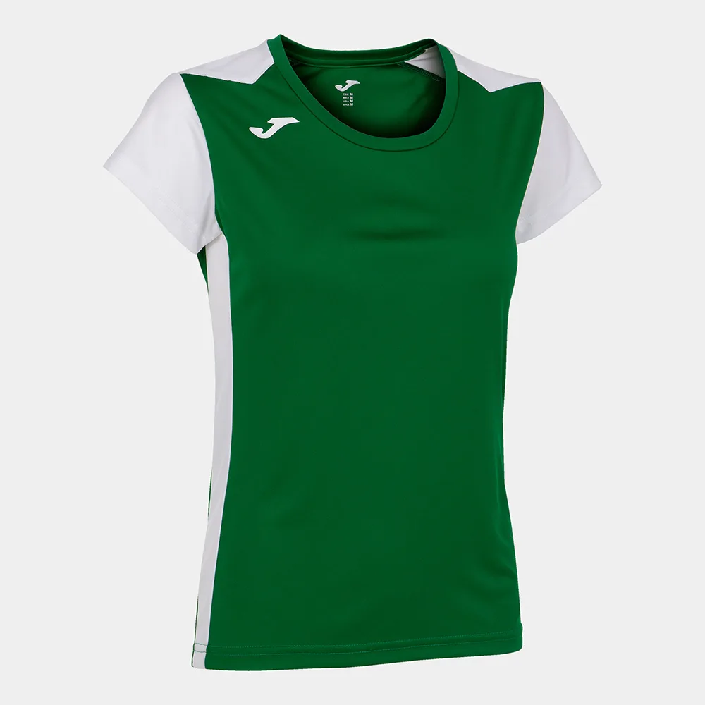 901398.452-jpg.webp Tricou alergare dama Joma Record II, Verde / Alb - imagine 1