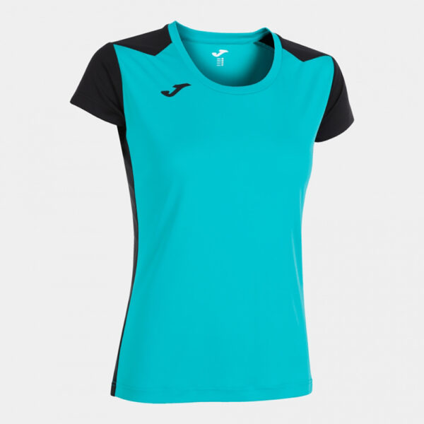 901398.725_1-jpg.webp Tricou alergare dama Joma Record II, Turcoaz / Negru - imagine 1