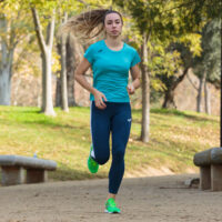 Tricou alergare dama Joma Record II, Turcoaz - imagine 4