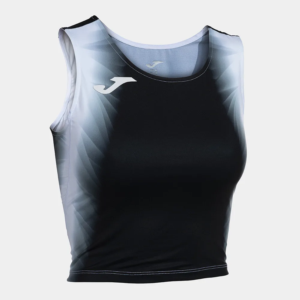 Top alergare Joma Elite XI, Negru / Alb - imagine 1