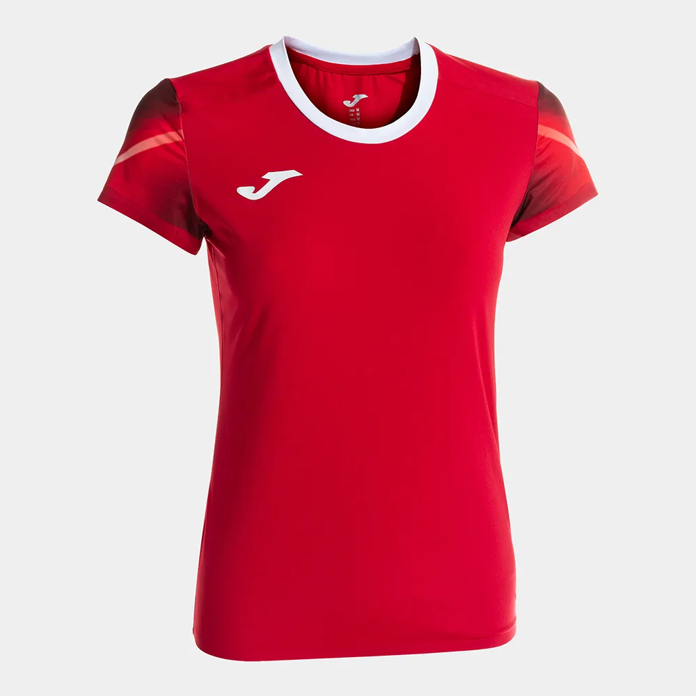 Tricou alergare dama Joma Elite XI, Rosu / Alb - imagine 1