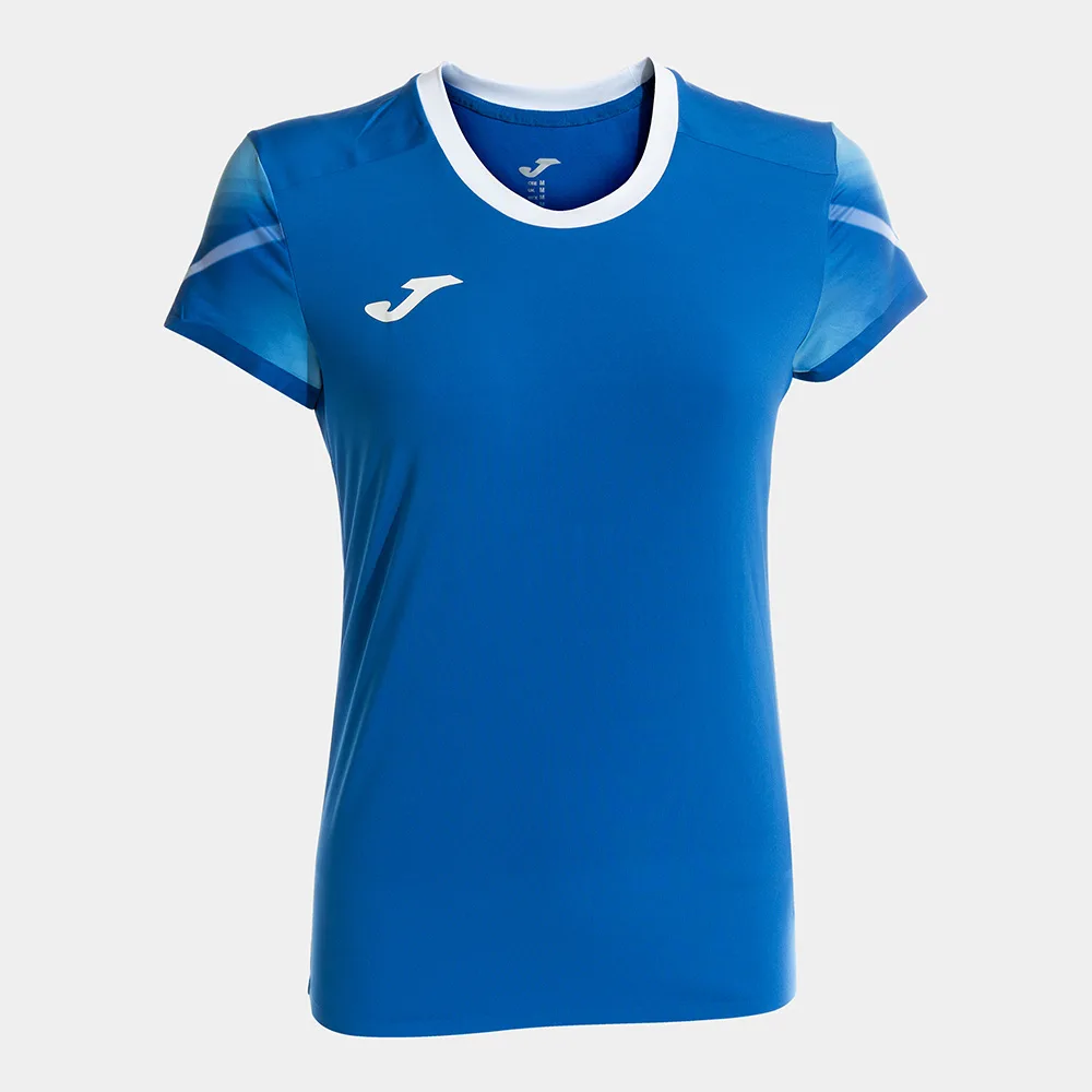 Tricou alergare dama Joma Elite XI, Albastru Royal / Alb - imagine 1