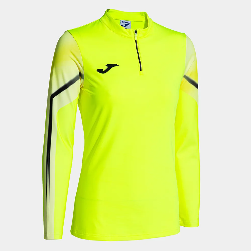 Bluza antrenament dama Joma Elite XI, Galben Fluo / Negru - imagine 1