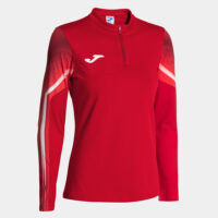 Bluza antrenament dama Joma Elite XI, Rosu / Alb
