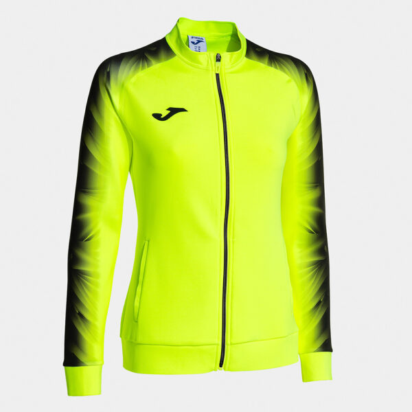 Bluza trening dama Joma Elite XI, Galben Fluo / Negru - imagine 1