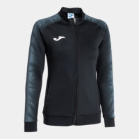 Bluza trening dama Joma Elite XI, Negru / Gri Antracit