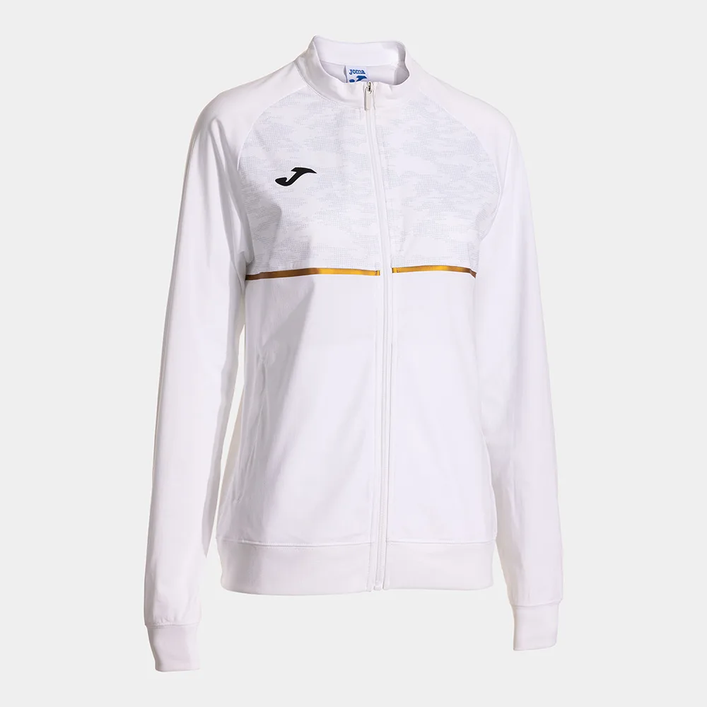 Bluza trening dama Joma Record III, Alb - imagine 1