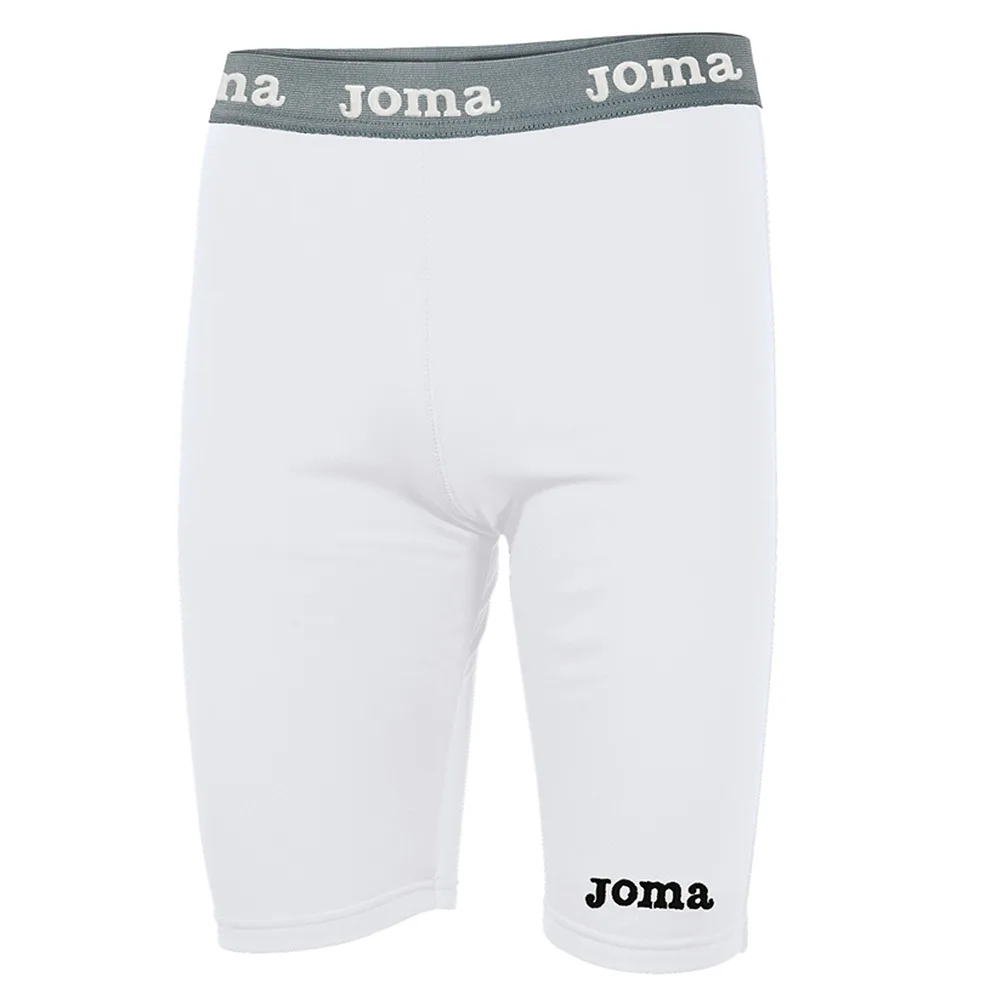 Pantaloni scurti elastici Joma Warm, Alb - imagine 1