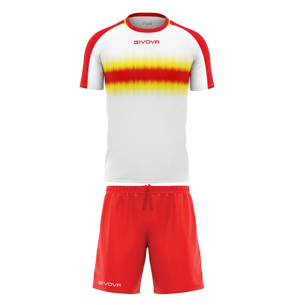 RADIO-ROSU-GALBEN-ROSU SET 3 PIESE ECHIPAMENT SPORTIV GIVOVA RADIO FT - imagine 1