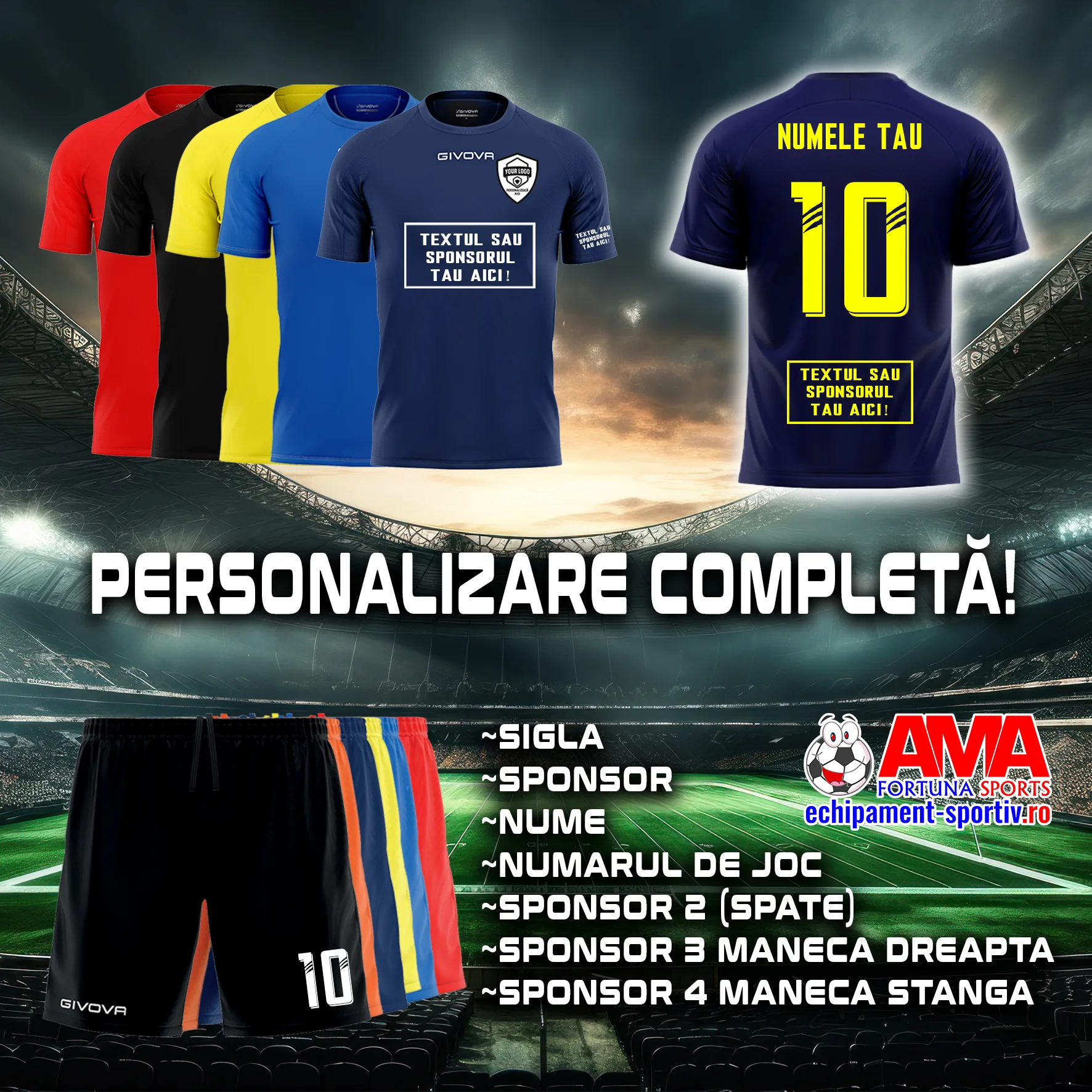 SET 2 PIESE ECHIPAMENT SPORTIV GIVOVA CAPO - imagine 1