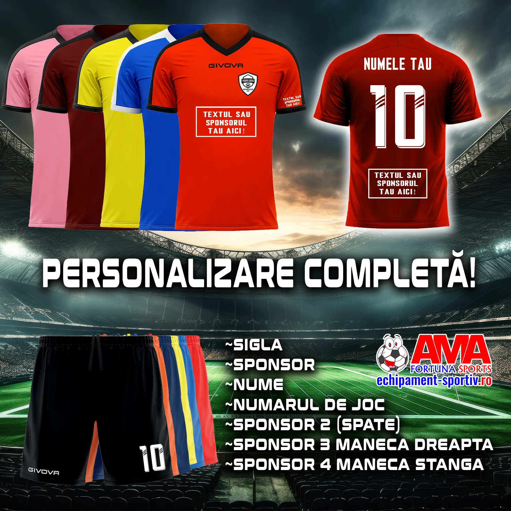 SET 2 PIESE ECHIPAMENT SPORTIV GIVOVA REVOLUTION - imagine 1