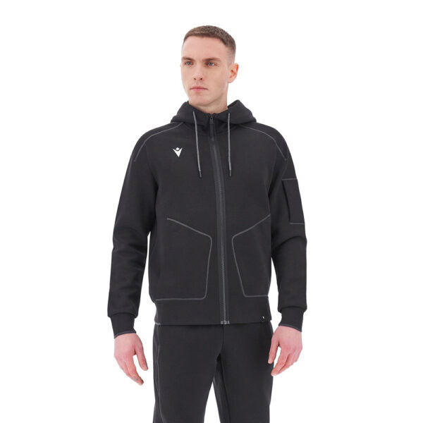 Bluza trening Macron Skiros, Negru - imagine 4