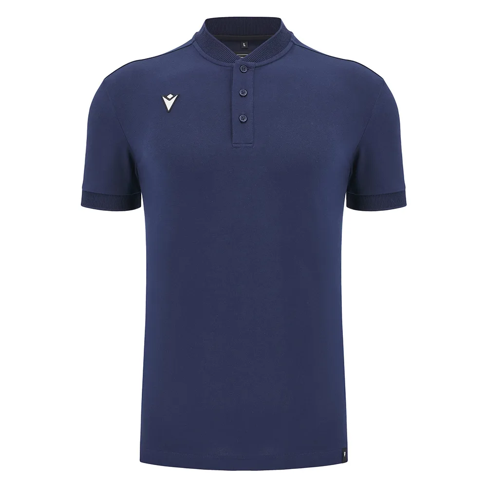 Tricou polo bumbac Macron Nisiros, Bleumarin - imagine 1