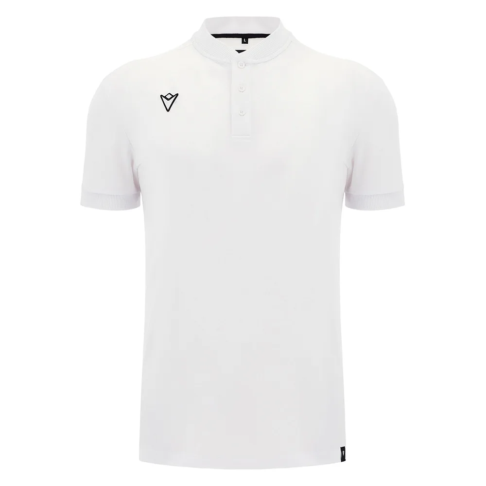 Tricou polo bumbac Macron Nisiros, Alb - imagine 1