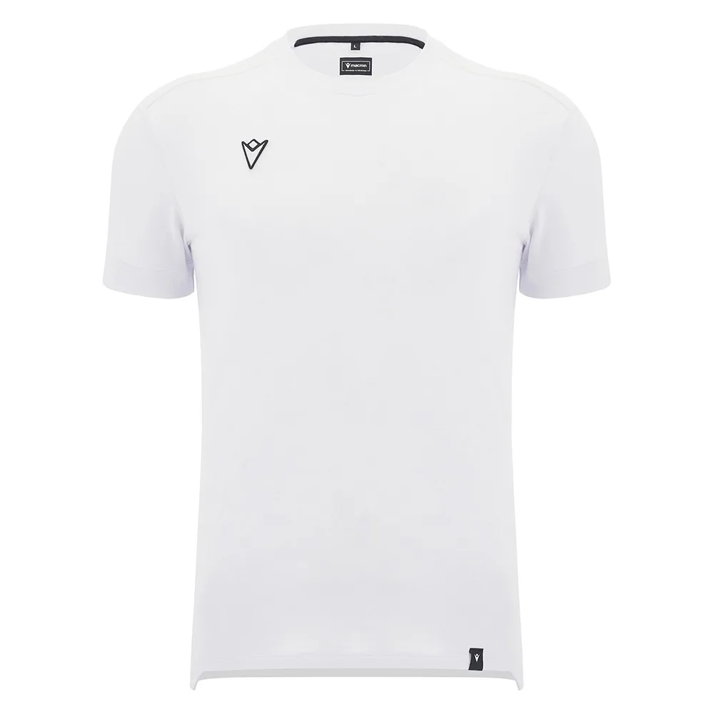 Tricou bumbac Macron Andros, Alb - imagine 1