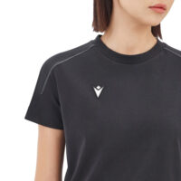 Tricou bumbac dama Macron Tropea, Negru - imagine 5