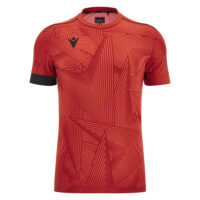 Tricou tenis Macron Juan III, Portocaliu / Negru - imagine 2