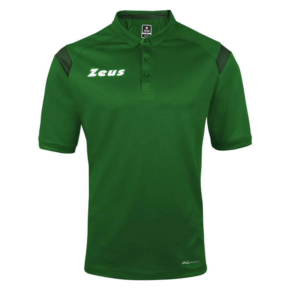 Tricou polo Zeus Monolith, Verde - imagine 1