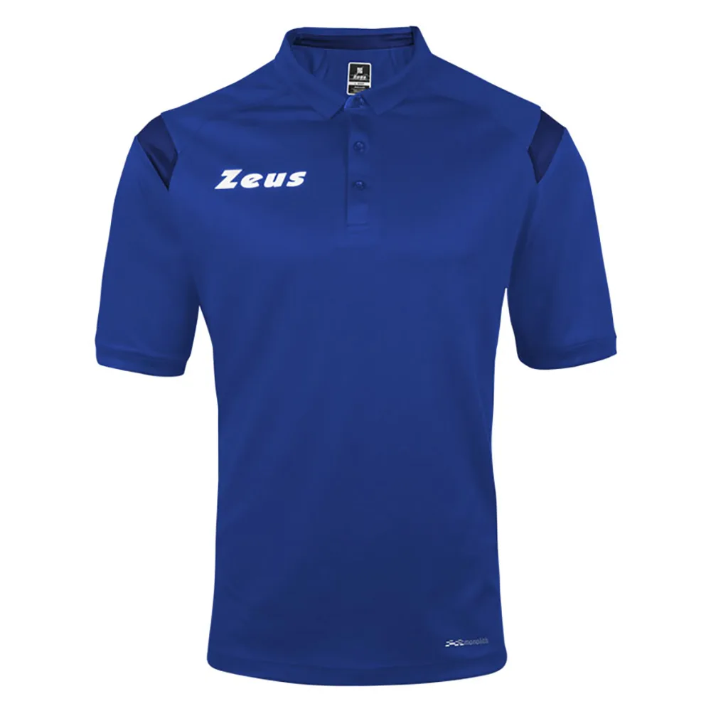 Tricou polo Zeus Monolith, Albastru Royal - imagine 1