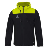 Geaca Zeus Softshell, Negru / Galben Fluo