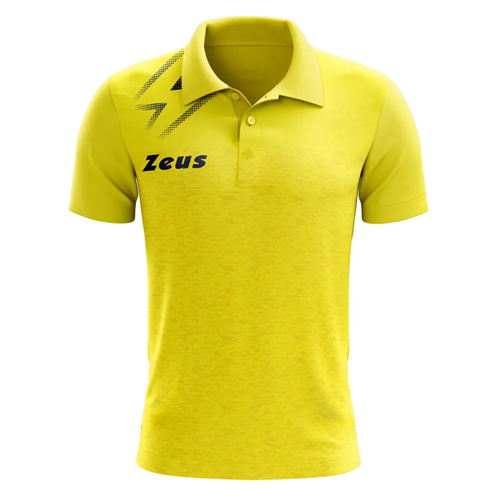 Tricou polo Zeus Olympia, Galben - imagine 1